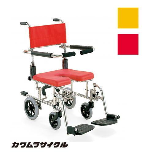 カワムラサイクル KS10 クリありシート 入浴用 シャワー用車椅子 介助