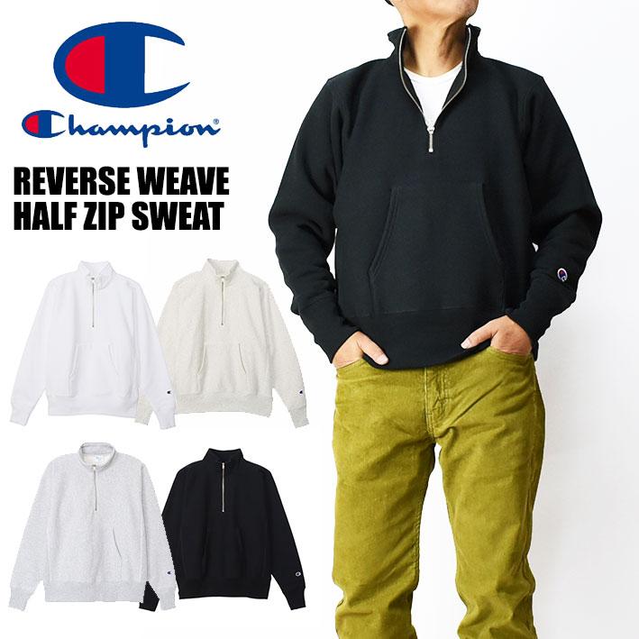 Champion（チャンピオン） リバースウィーブ ハーフジップ スウェット