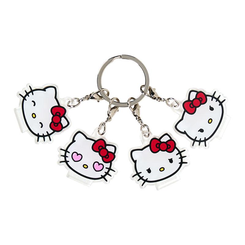 sanrio（サンリオ） ハローキティ 4連アクリルキーホルダー（フェイス