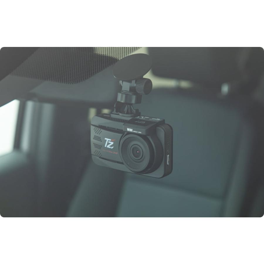 TZ ドライブレコーダー TZ-DR212 前後2カメラ 高画質モデル 3年保証