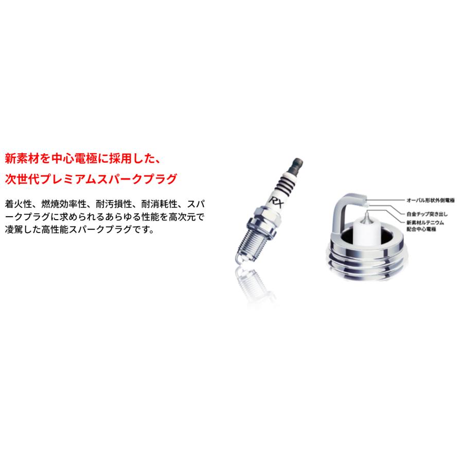 NGKプレミアムRXプラグ 3本セット N-BOX JF1、JF2 H25年12月〜H29年9月