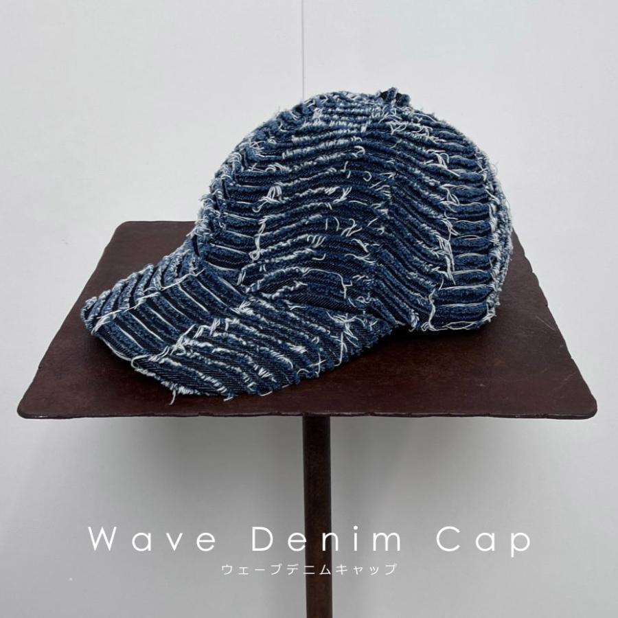 KAMIYA カミヤ CA4LA コラボレーション Wave Denim Cap キャップ 帽子