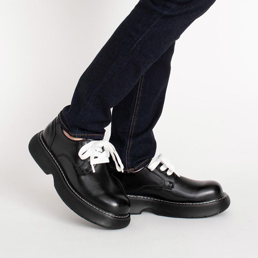 SVEC（シュベック） レースアップシューズ メンズ 厚底 カジュアル