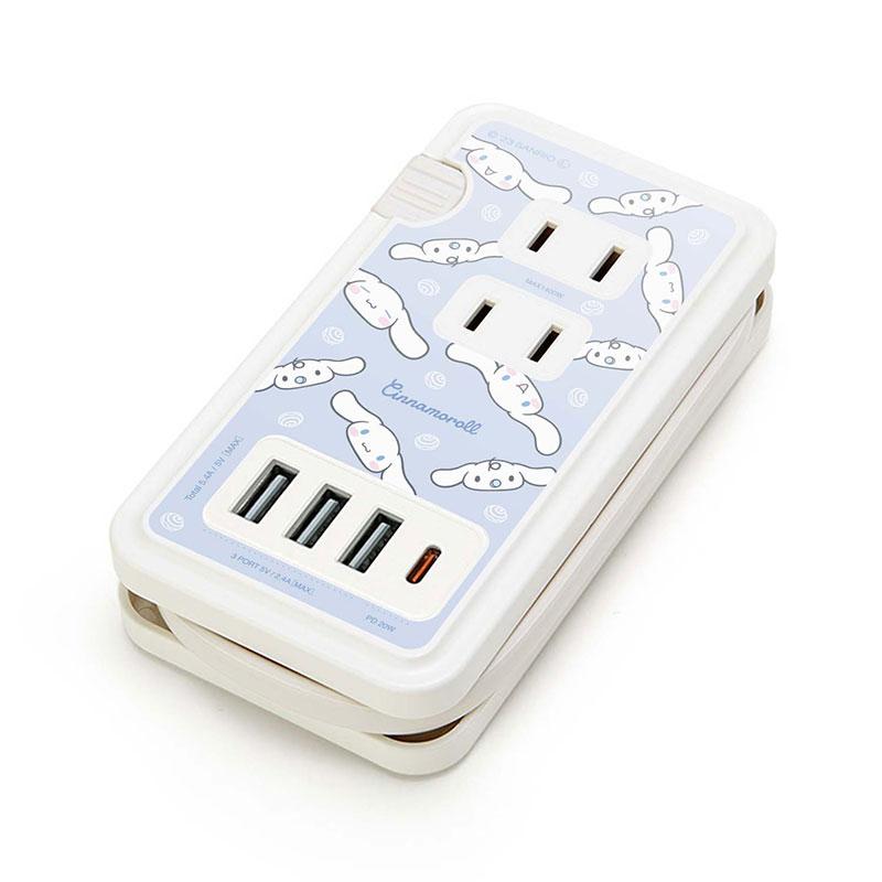 sanrio（サンリオ） シナモロール USB/USB Type-Cポート付きテーブル