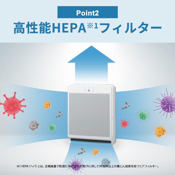 三菱（MITSUBISHI） 空気清浄機 ハイスペックモデル クリーンホワイト
