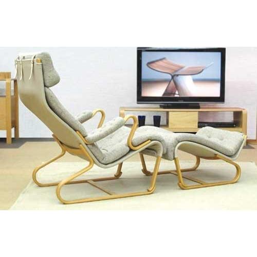 天童木工 ハイバック安楽椅子 ブルーノ・マットソン オットマン (足