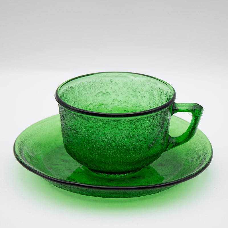 カップ&ソーサー ガラス食器 デッドストック アルコロック レトロ