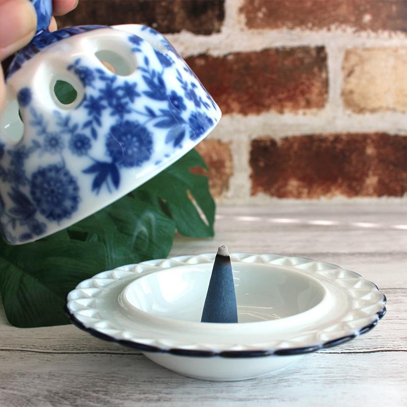 ポプリケース ポプリ容器 ポプリ入れ インセンスホルダー 香炉 陶器