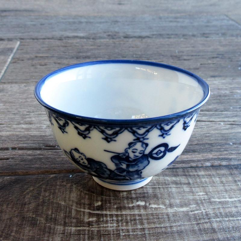 湯呑 湯飲み ゆのみ 110cc 和食器 日本製 瀬戸焼 瀬戸物 染付 薄くて