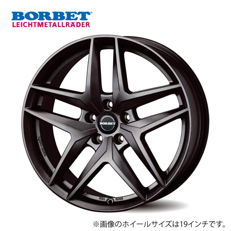 TAS ボルベット type Z ホイール1本 18x8.0J 5H 112 +29 ダークグレー