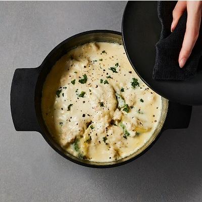 RBO-MN22(MB)]リンナイ 無水調理鍋 レジェロ 直径22cm 3.4L ブラック