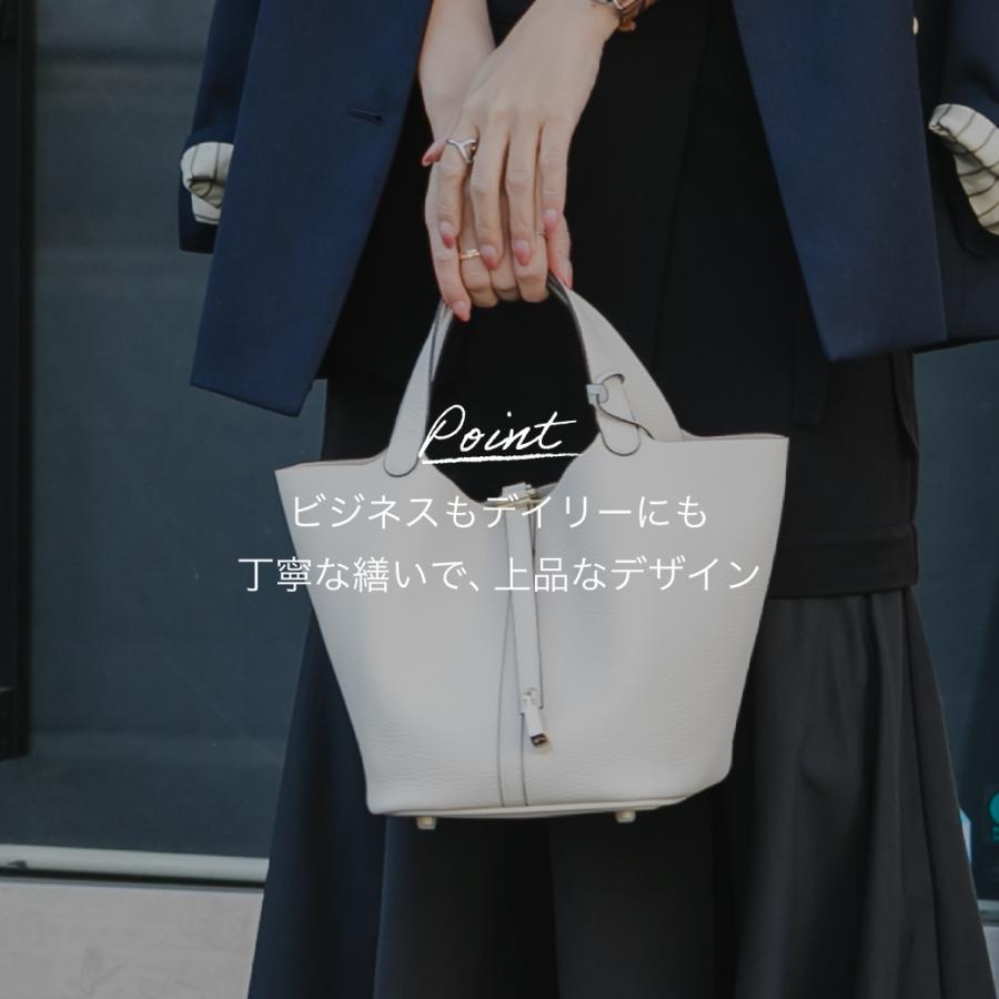 シルバー金具】 イマイバッグ ハンドバッグ レディース バケツバッグ