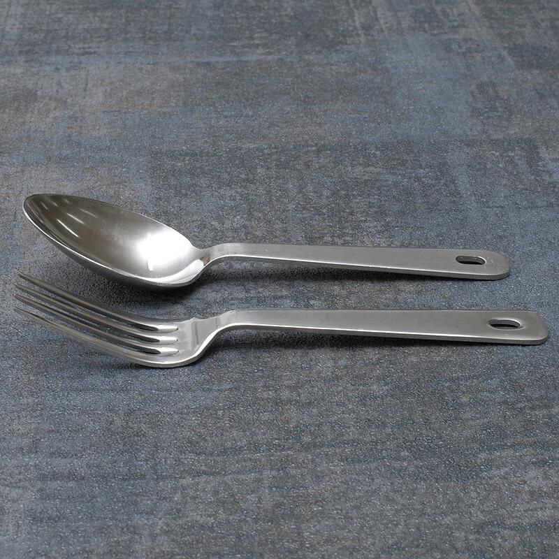 フランス軍 カトラリー ステンレス スプーン フォーク セット デッド