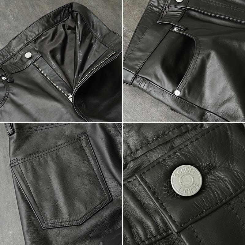 Schott N.Y.C（ショット） Schott #7825915002 LOT.025 レザーパンツ
