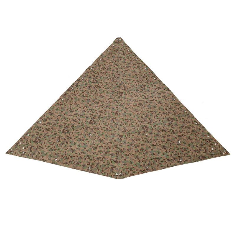 ノルウェー軍幕 テントシート 1枚 A カモフラージュ ポンチョ