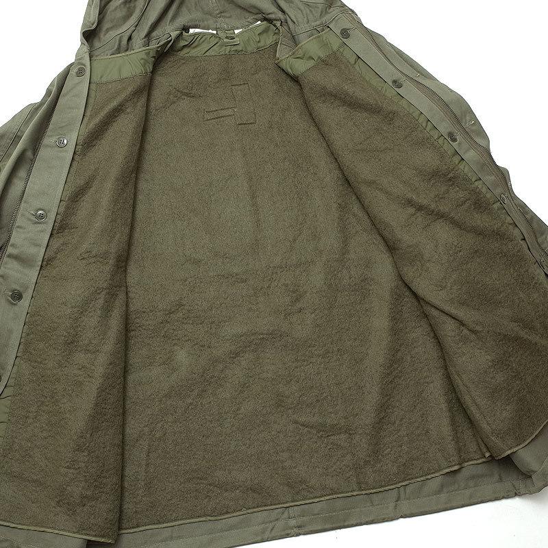 フランス軍 M-64 パーカー ライナー付き オリーブ デッドストック