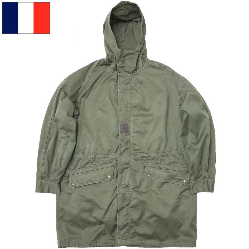 フランス軍 M-64 フィールドパーカー ライナー付き オリーブ USED