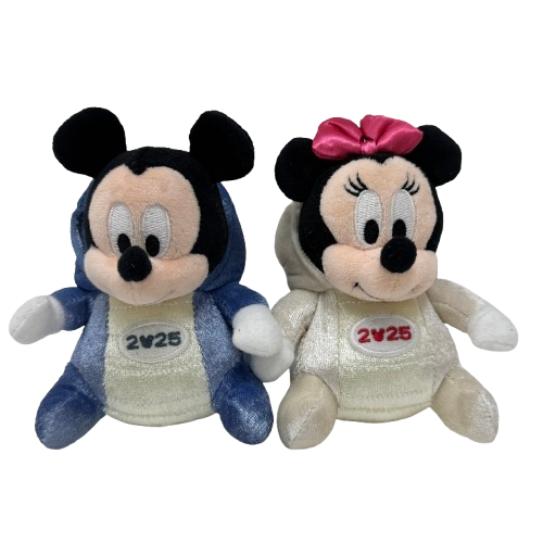 東京ディズニーリゾート限定 ぬいぐるみバッジ ミッキー & ミニー ペア