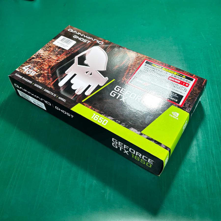 NVIDIA 訳あり大特価！GAINWARD GeForce GTX 1650 D6 Ghost 開封品
