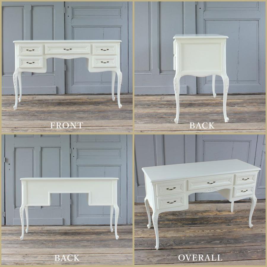 デスク 机 アンティーク 猫脚 英国 姫系 ロココ調 エレガント ゴシック