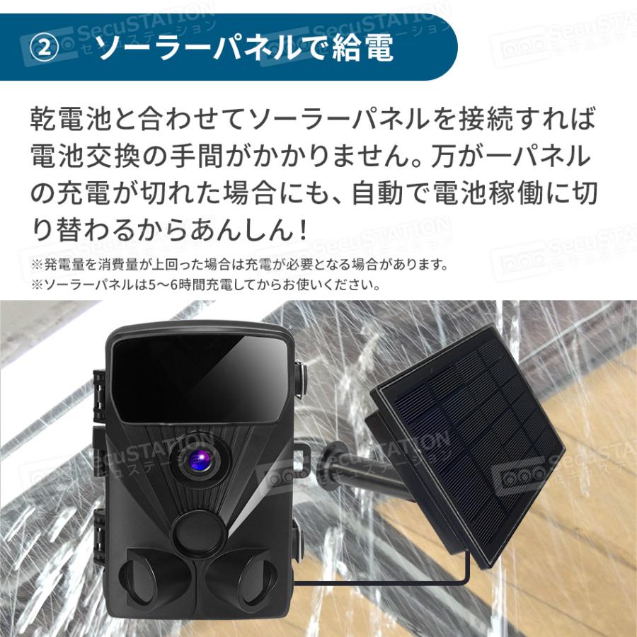 SecuSTATION 防犯カメラ トレイルカメラ 小型カメラ 熊 獣害 家庭用