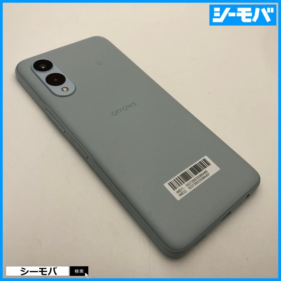 スマホ arrows We2 FCG02 64GB 新品同様 SIMフリー ライトブルー 超美