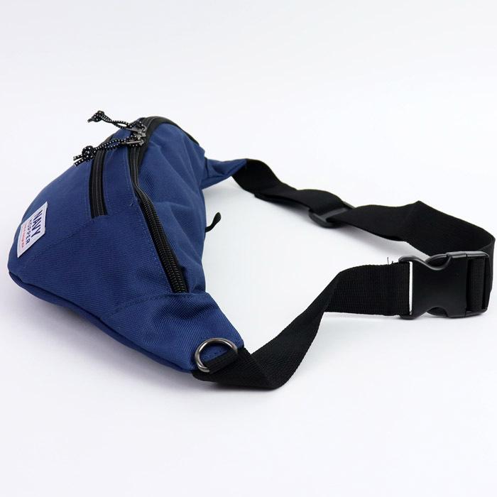 メール便 ウエストポーチ メンズ レディース ボディバッグ NAVY HOPPER