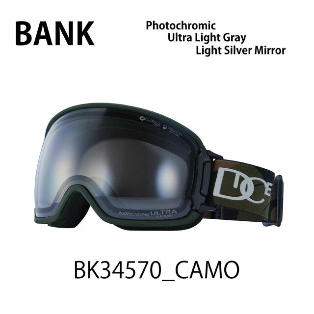 23-24モデル☆DICE【ダイス】ゴーグル モデル：BANK フレーム：CAMO