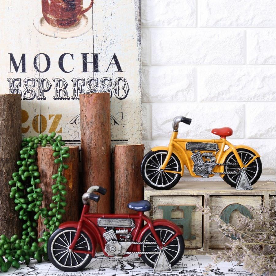 ヴィンテージ自転車の模型 置物 オブジェ インテリア 雑貨 置き物 誕生