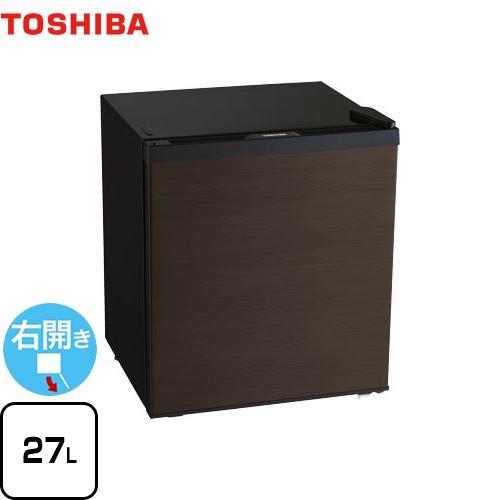 TOSHIBA（東芝） 冷蔵庫 容量27L GR-HB30PT-TS 1ドア冷蔵庫 右開き