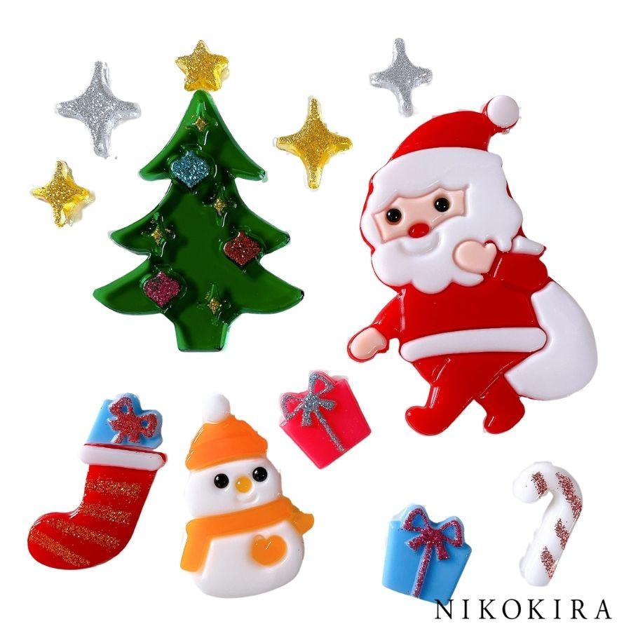 うさサンタのクリスマス吊るし飾り 】縮緬細工 柊 雪だるま ツリー