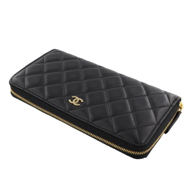 CHANEL（シャネル） 長財布 レディース マトラッセ ブラック AP0242