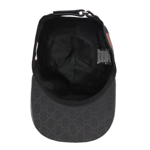 GUCCI（グッチ） キャップ メンズ ベースボール キャップ ブラック