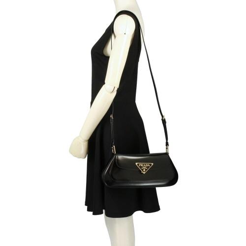 プラダ ショルダーバッグ レディース ブラック PRADA 1BD344 V HTO ZO6