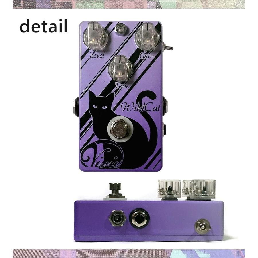 ベース ギター エフェクター Vivie WildCat Crunch OverDrive ワイルド