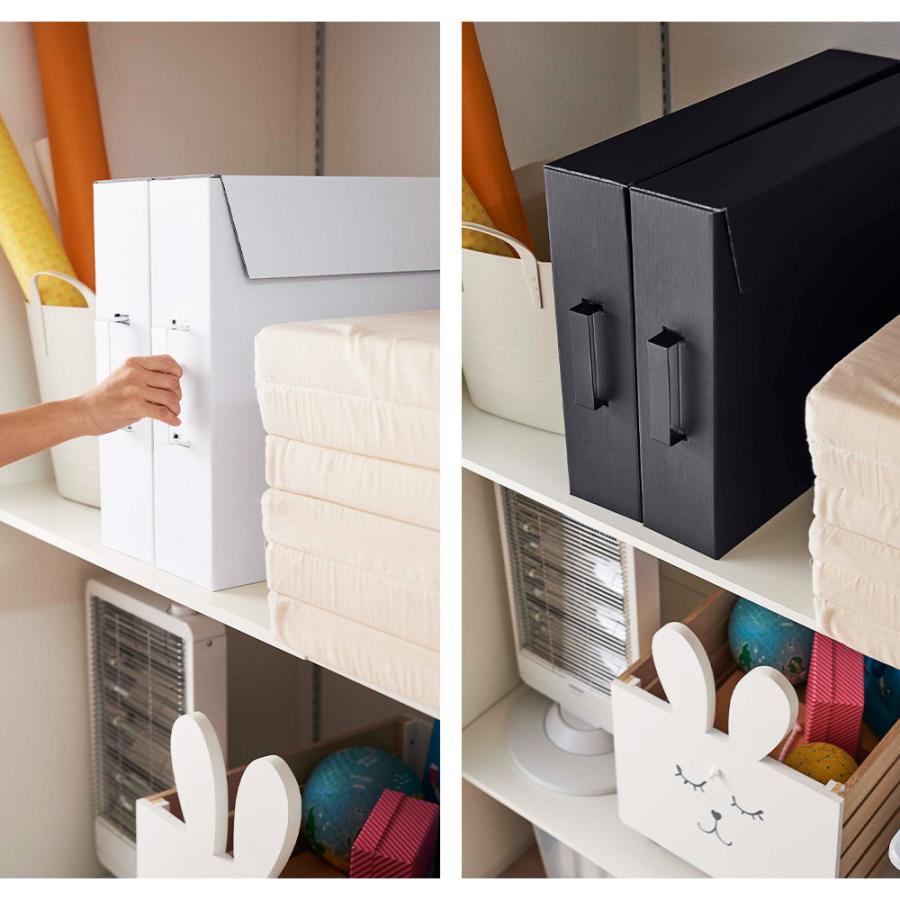 tower 山崎実業 作品収納ボックス タワー 2個組 A2サイズ ケース