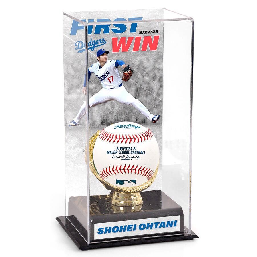 MLB 大谷翔平 ドジャース ボールディスプレーケース 初勝利記念