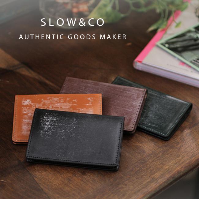 SLOW（スロウ） 最大53% 3/1まで 名刺入れ カードケース メンズ 本革