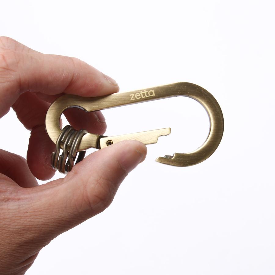 最大44% 3/1まで メール便選択で送料無料 Zetta ゼタ カラビナ