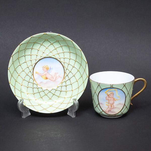 ヘレンド（HEREND） フンボルト（グリーン） カップ＆ソーサー