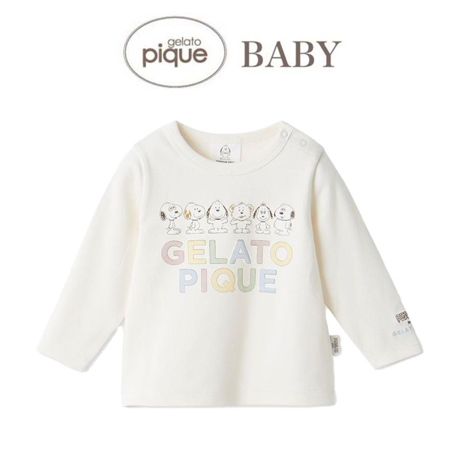 gelato pique（ジェラートピケ） ベビー PEANUTS PUPPIES ワンポイント