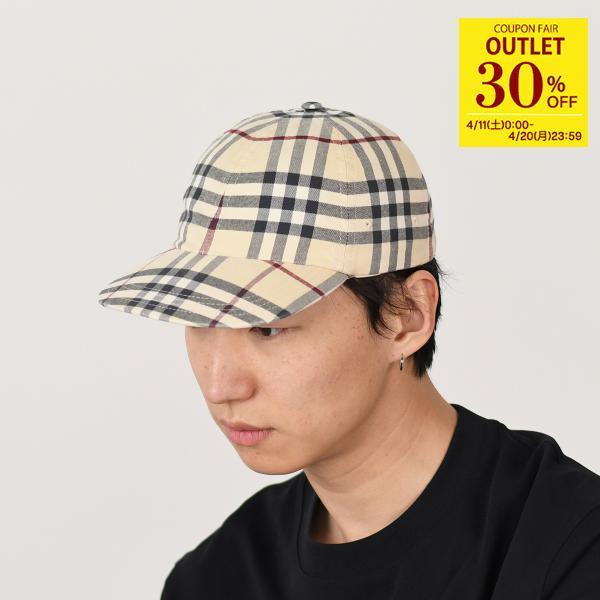 BURBERRY（バーバリー） 帽子 キャップ 8073370 チェック コットン