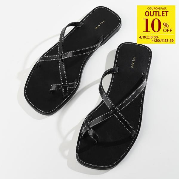 THE ROW（ザ ロウ） フラットサンダル Link レザーサンダル レディース