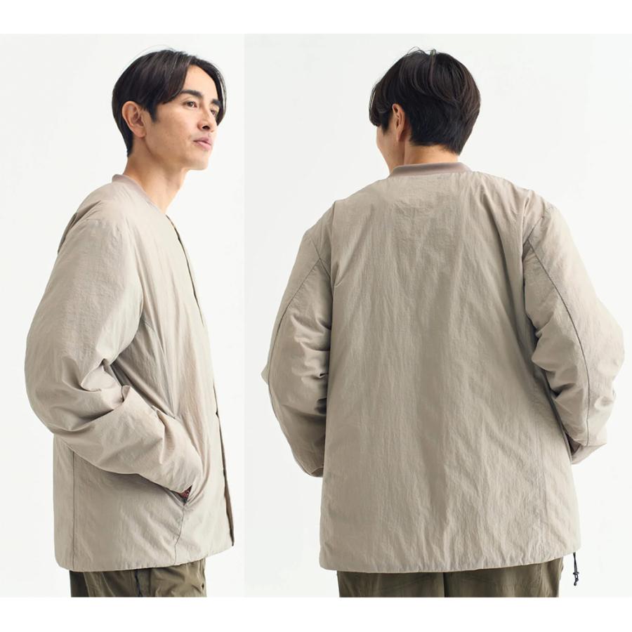 NANGA（ナンガ） NO COLLAR SOFT DOWN CARDIGAN(UNISEX) ノーカラー