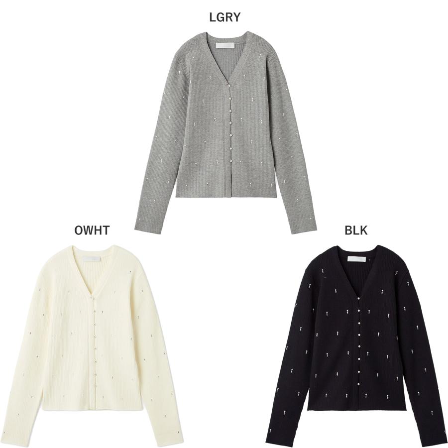 CELFORD（セルフォード） シャイニーVネックニットカーディガン