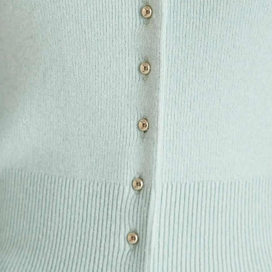 CELFORD（セルフォード） スクエアネックラメニットカーディガン