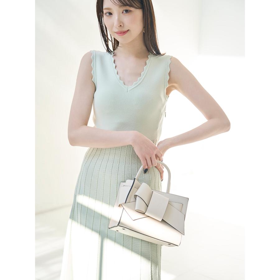 FRAY I.D（フレイ・アイディー） ルエル リボンミドルバッグ