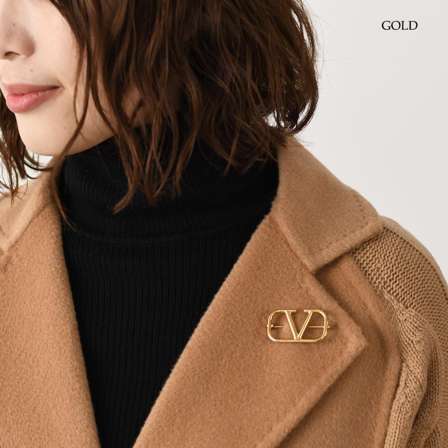 VALENTINO（ヴァレンティノ） ブローチ アクセサリー Vロゴ