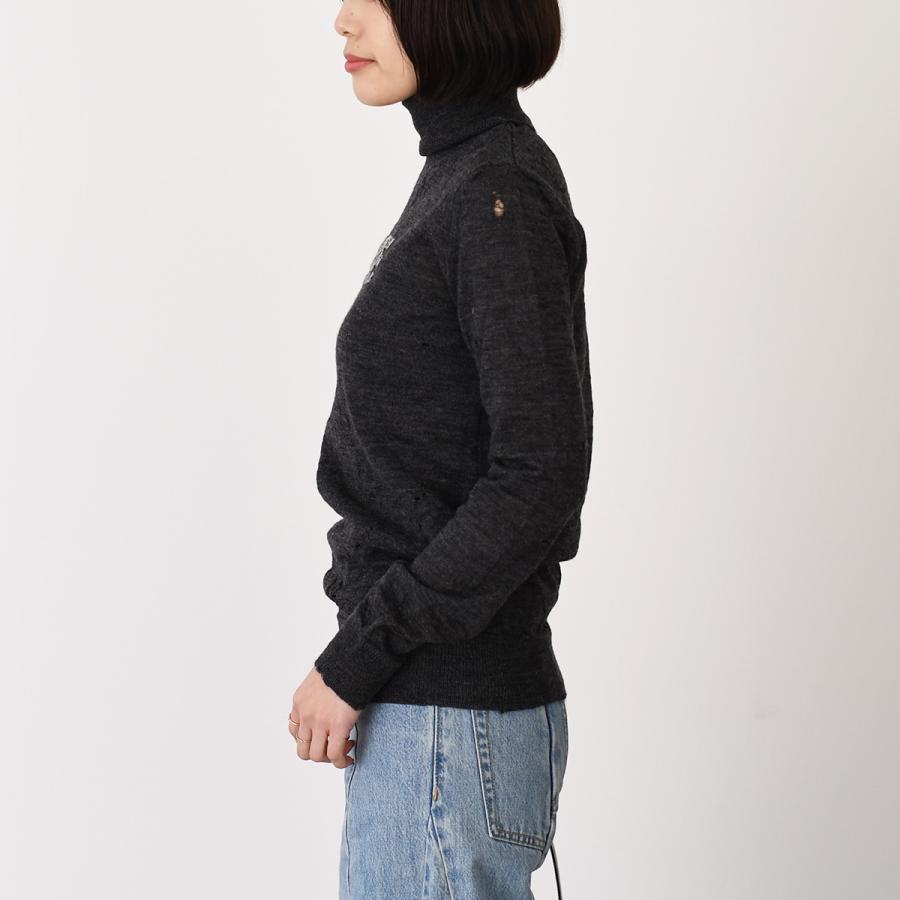 美品☆MM6 メゾンマルジェラ サイドジップロールネックタートルネック