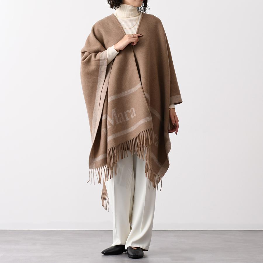 Max Mara（マックスマーラ） ポンチョ ウール ジャカード ケープ